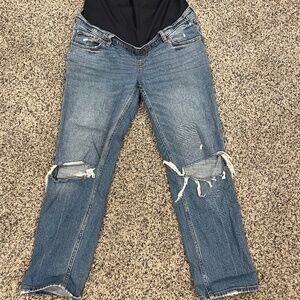 Abercrombie Ankle Straight Maternity Jeans